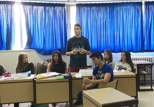 alumnos de 4ESO del Colegio Arturo Soria han asistido a un seminario de preparación de Modelo de Naciones Unidas