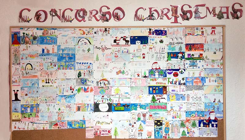 Concurso de postales en el Colegio Arturo Soria. Navidad 2016