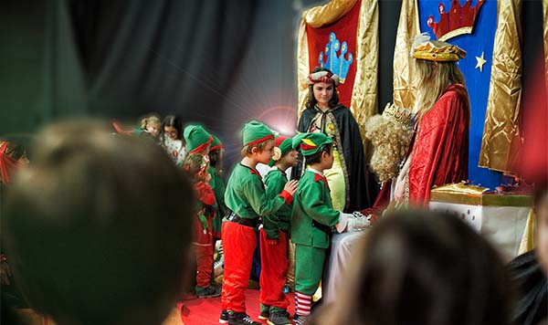 Visita de los Reyes Magos de Oriente al Colegio Arturo Soria