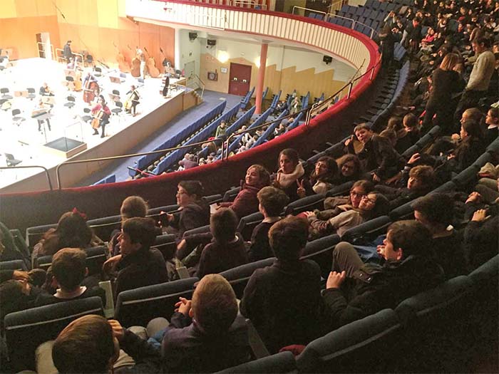 4º,5º y 6º de Educación Primaria del Colegio Arturo Soria, asistieron al ensayo del concierto de la ORQUESTA SINFÓNICA Y CORO DE RTVE