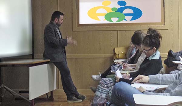 Conferencia de Álvaro Bilbao en el Colegio Arturo Soria