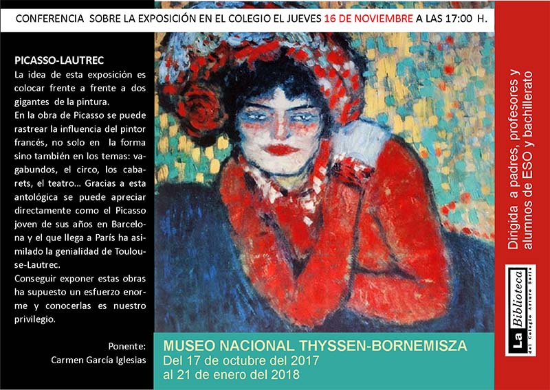 Nueva conferencia de Arte: Picasso-Lautrec