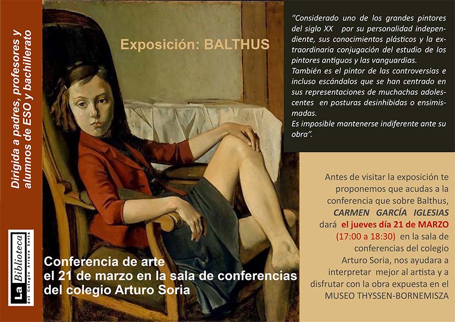 Balthus, nueva conferencia de Arte